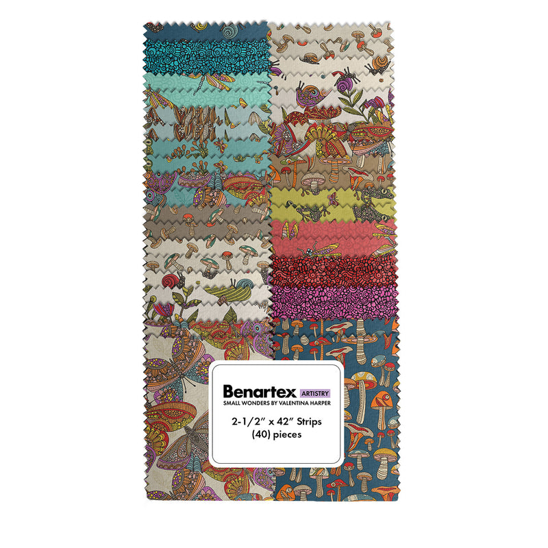 2-1/2in Strips, Small Wonders, 40pcs/bundle