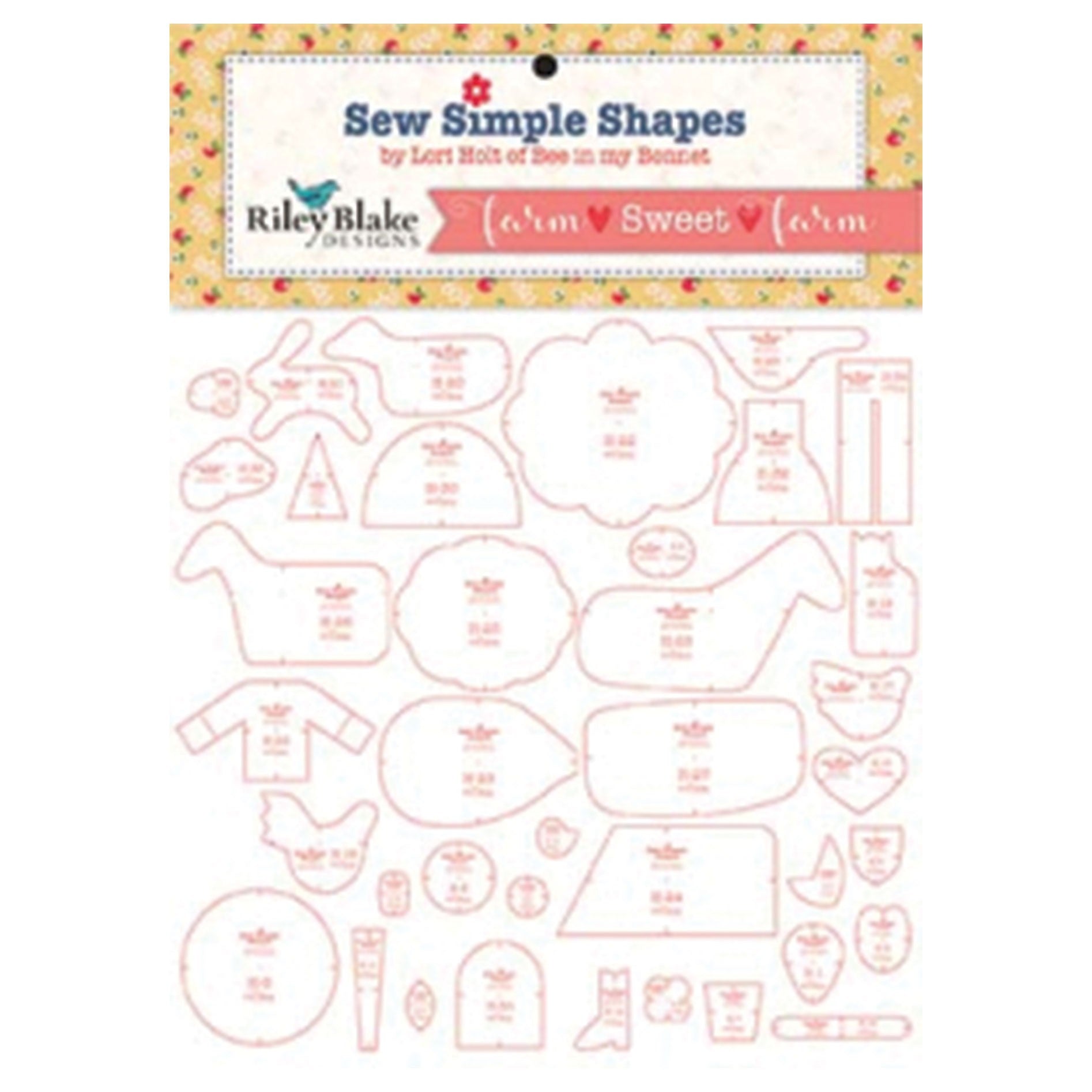 Lori Holt Farm Sweet Farm Quilt Template Set