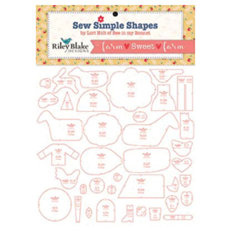 Lori Holt Farm Sweet Farm Quilt Template Set