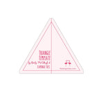 Triangle and Half Hexie Template by Beverly McCullough