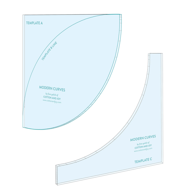 Fran Gulick Modern Curves Template Set