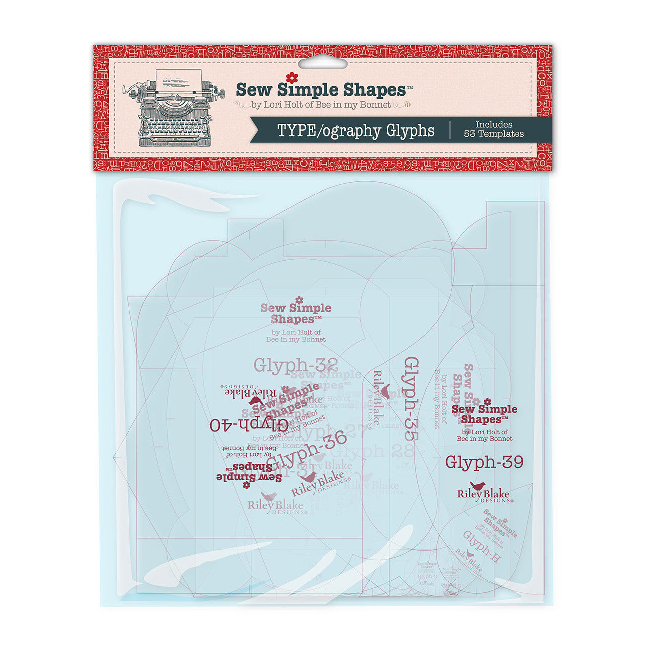 Lori Holt TYPE/ography Glyphs Sew Simple Shapes