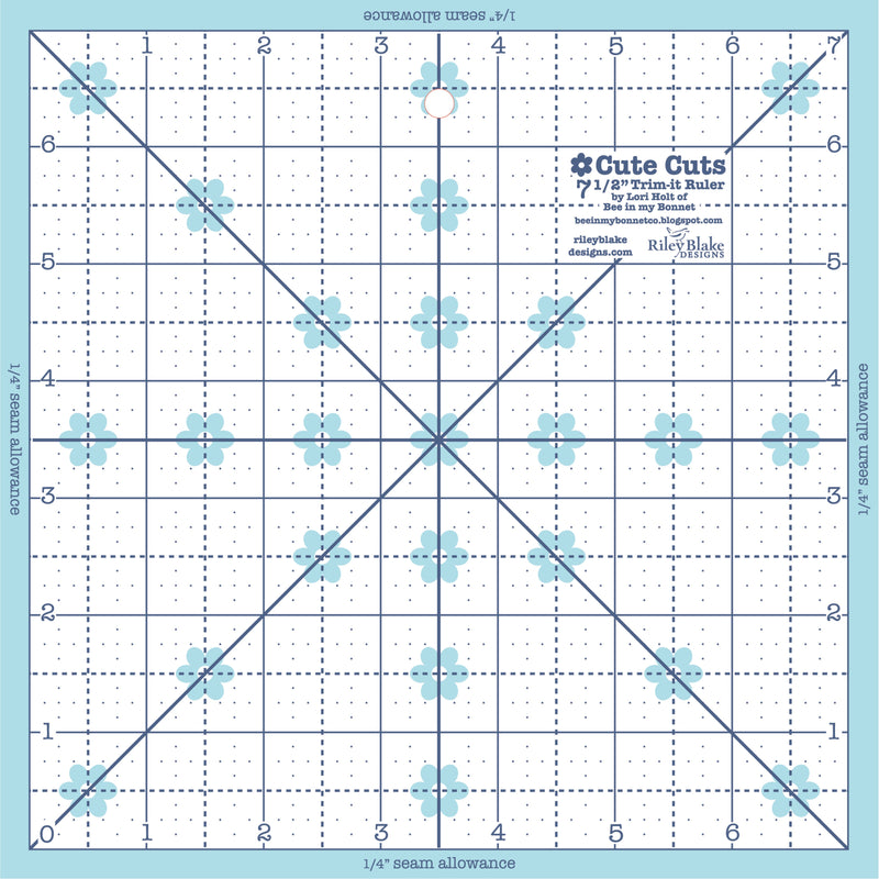 Lori Holt Trim It Ruler 7.5" Square