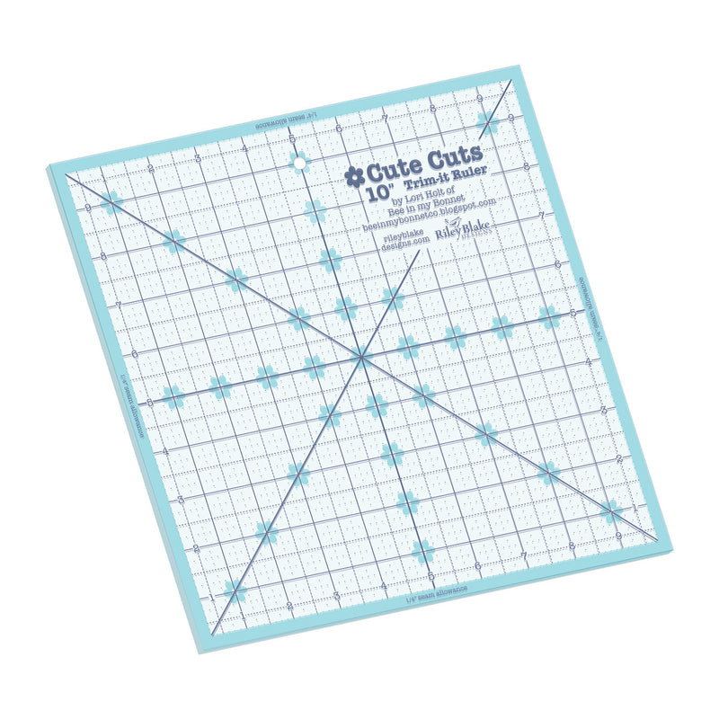 Lori Holt Cute Cuts Trim-it Ruler 10in x 10in