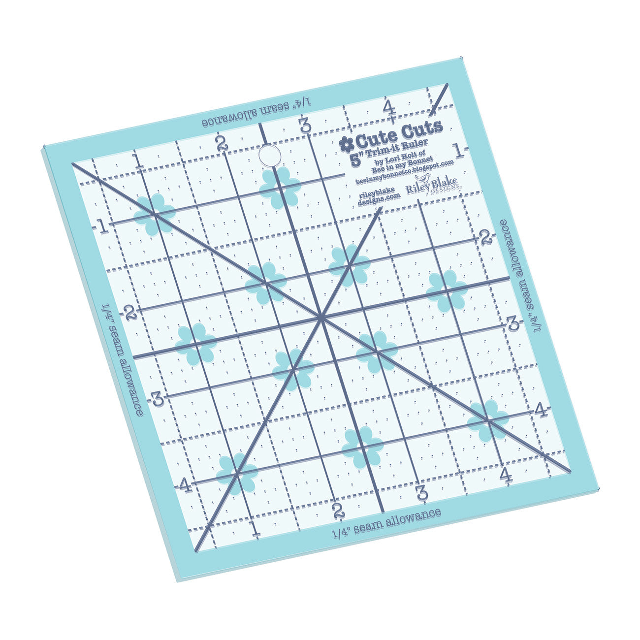 Lori Holt Cute Cuts Trim-it Ruler 5in x 5in