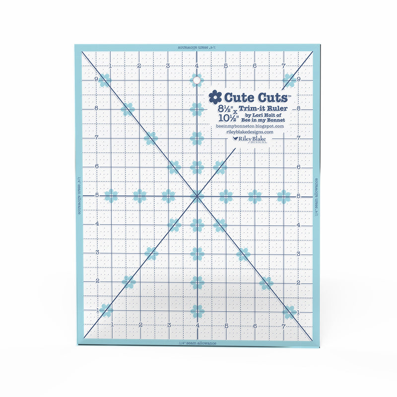 Lori Holt Cute Cuts™ Trim-it™ Ruler 8-1/2in x 10-1/2in