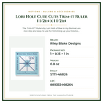 Product Specifications – Lori Holt Cute Cuts Trim-it Ruler 1 1/2in x 1 1/2in