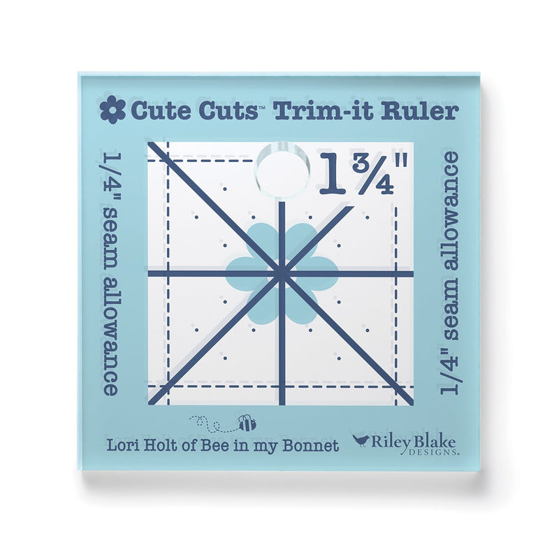 Lori Holt Cute Cuts Trim-it Ruler 1 3/4in x 1 3/4in