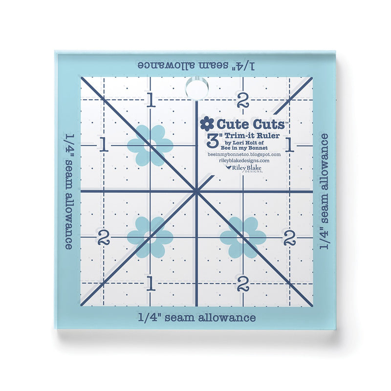 Lori Holt Cute Cuts Trim-it Ruler 3in x 3in