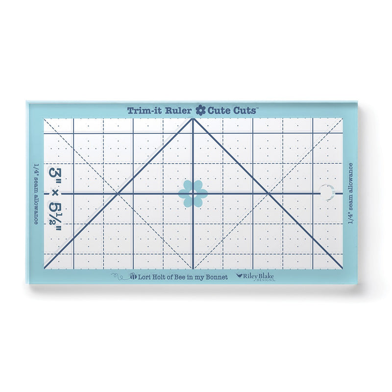 Lori Holt Cute Cuts™ Trim-it™ Ruler 3in x 5 1/2in