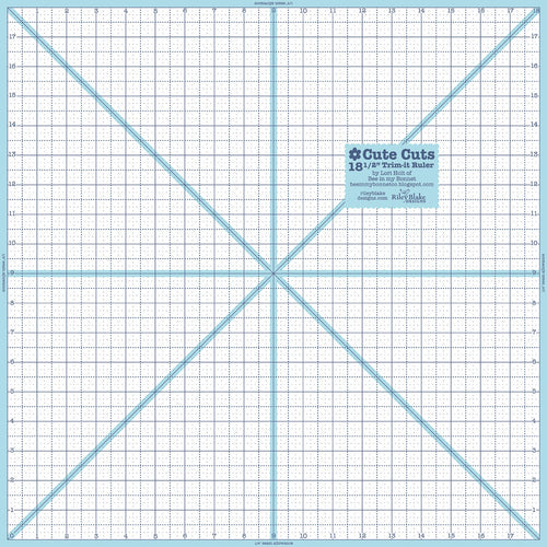 Trim It Ruler Square 18-1/2in x 18-1/2in