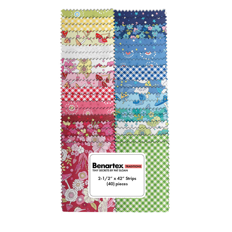 Tiny Secrets 2-1/2in Strips, 40pcs/bundle