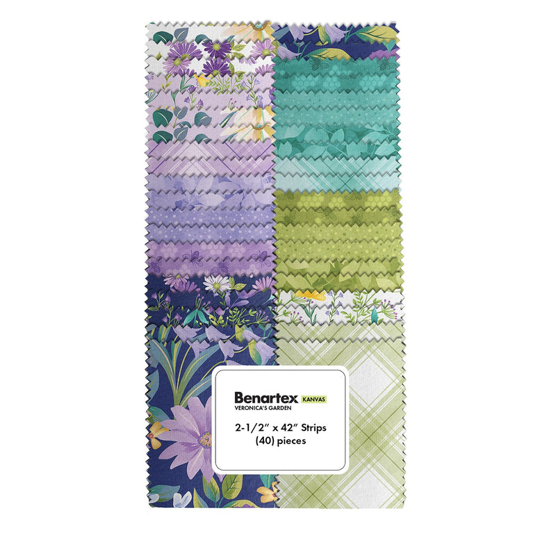 Veronica's Garden 2.5in Strips, 40pcs/bundle