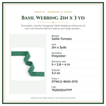Product Specifications – Basil Webbing 2in x 3 yd