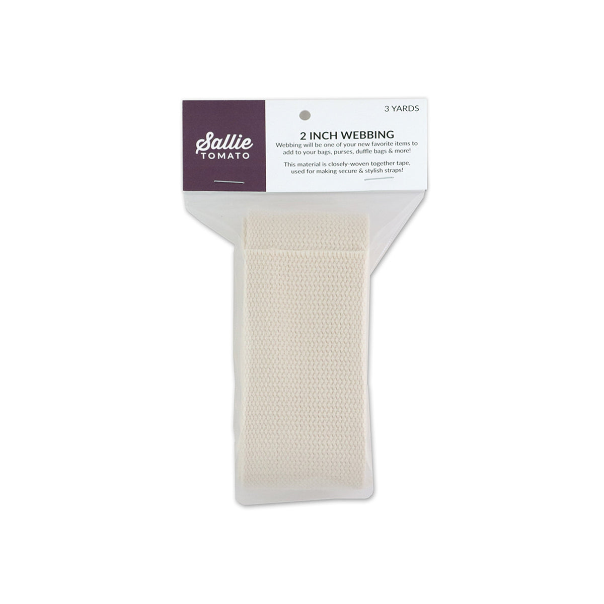 Beige Webbing 2in x 3 yd