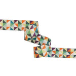 Half Square Triangle Multicolor Webbing 1-1/2in x 3 yd