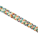 Half Square Triangle Multicolor Webbing 1-1/2in x 3 yd