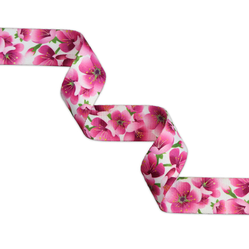 Pink Petals Webbing 1-1/2in x 3 yd