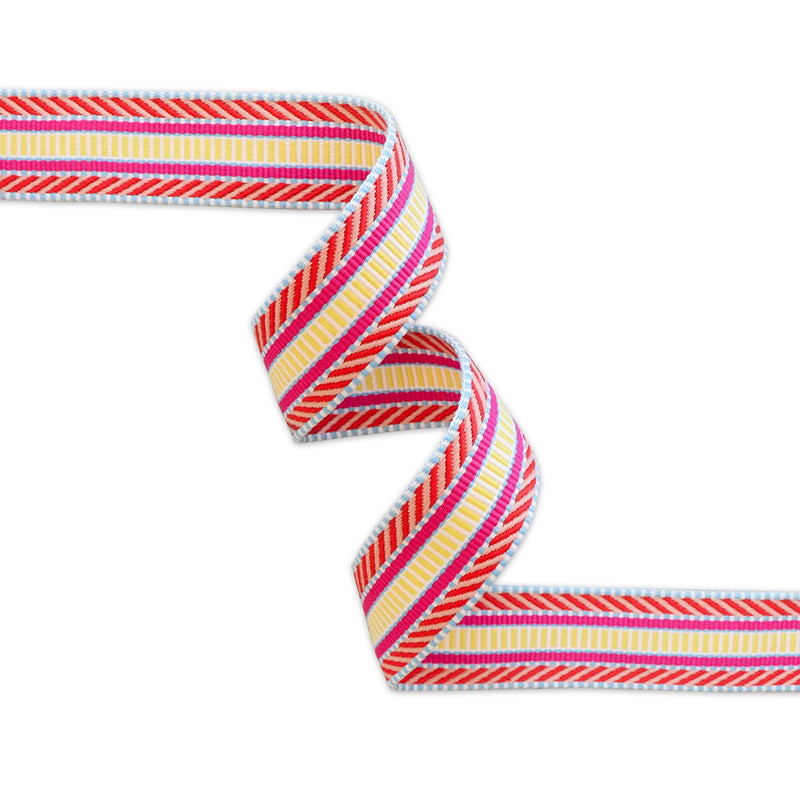 Railroad Track Neon Webbing 1-1/2in x 3 yd