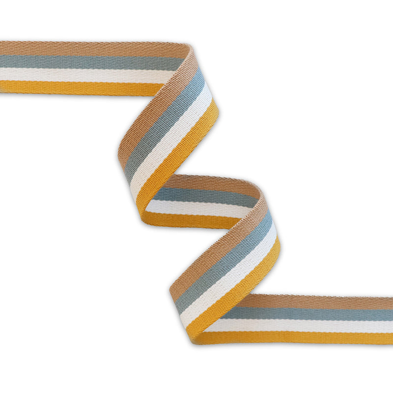 Striped Beach Breeze Webbing 1-1/2in x 3 yd