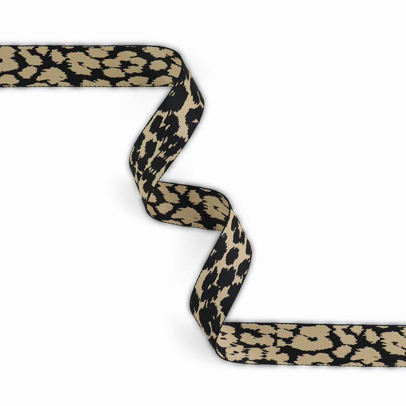 Striped Leopard Webbing 1-1/2in x 3 yd