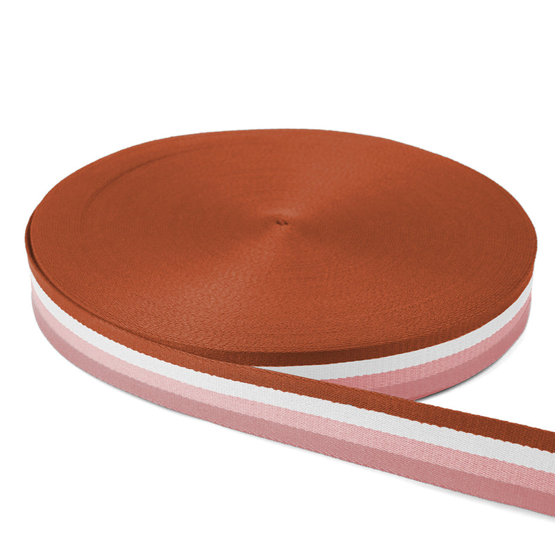 Striped Neapolitan Webbing 1-1/2in x 50yd