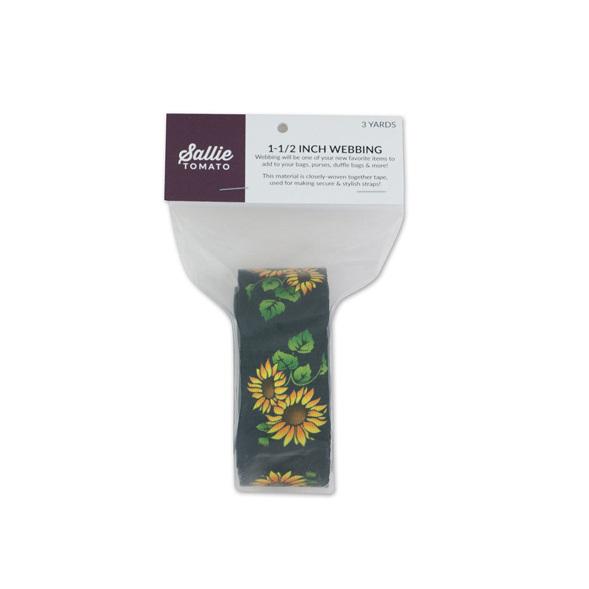 Sunflower Webbing 1-1/2in x 3 yd