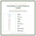 Product Specifications – Strapping 1-1/2in White 6 yards