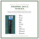 Product Specifications – Strapping- 1in x 3 yd-black