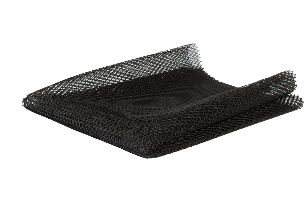 Mesh Lite Weight Black 18in x 54in