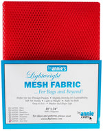 Mesh Lite Weight Atomic Red 18in x 54in