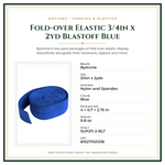 Product Specifications – Fold-over Elastic 3/4in x 2yd Blastoff Blue