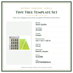 Product Specifications – Tiny Tree Template Set