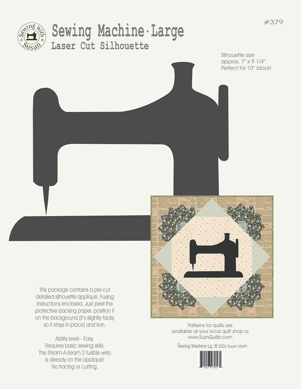 Sewing Machine Large Silhouette