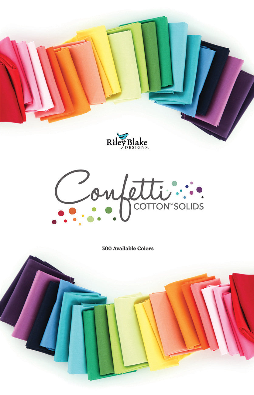 Confetti Cotton Solids Swatch Card 300 Colors Large Version