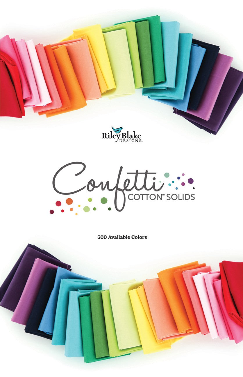 Confetti Cotton Solids Swatch Card 300 Colors Small Version
