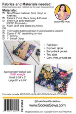 Sassy Stripe Zipper Bag - ITH