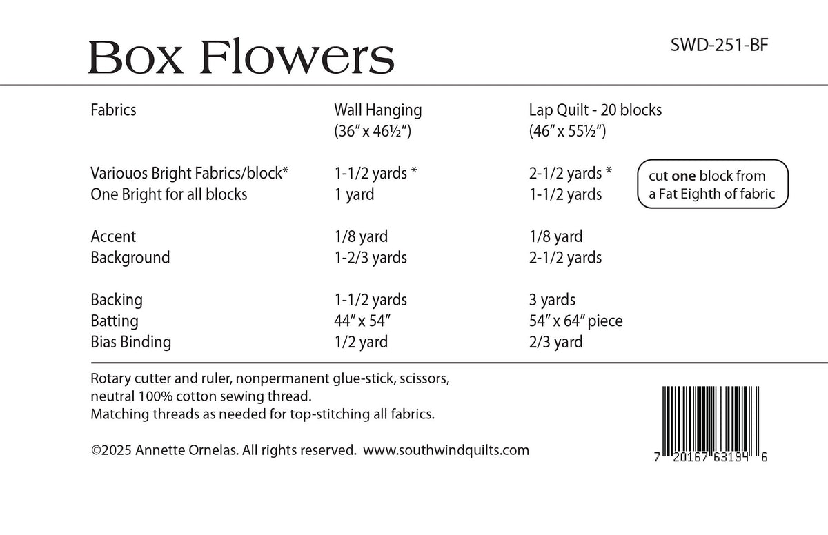 Box Flowers