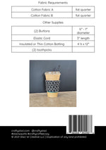 Reversible Coffee Cozy Pattern
