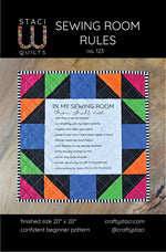 Sewing Room Rules Quilt and Panel