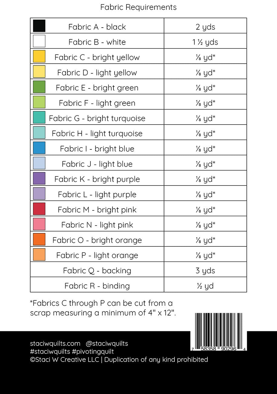 Pivoting Quilt Pattern