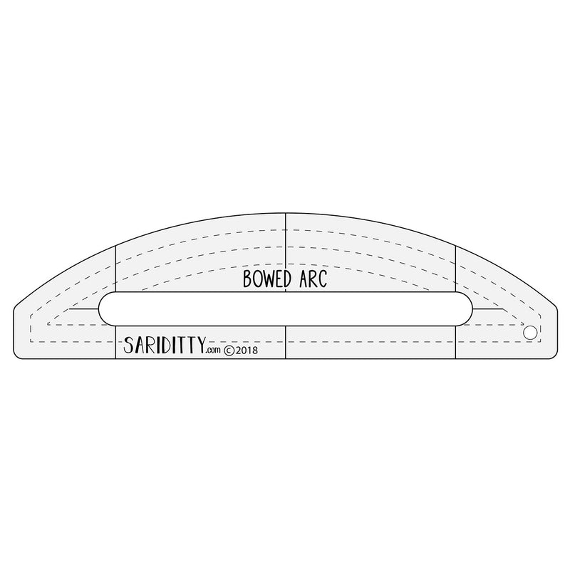 SARIDITTY Bowed Arc Ruler Long Arm