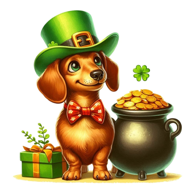 St. Patrick's Day Elements Fabric Panel 20