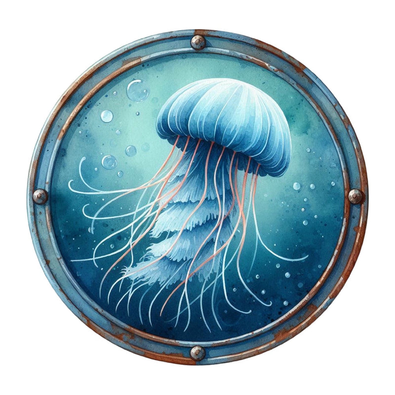 Summer Beach Round Fabric Panel 30