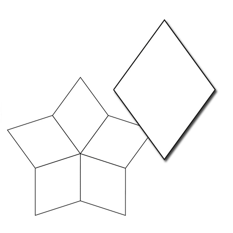 5pt Star 1-1/4in  Template