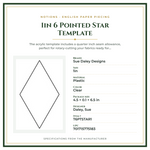Product Specifications – 1in 6 Pointed Star Template