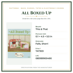 Product Specifications – All Boxed Up