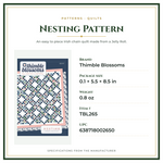 Product Specifications – Nesting Pattern