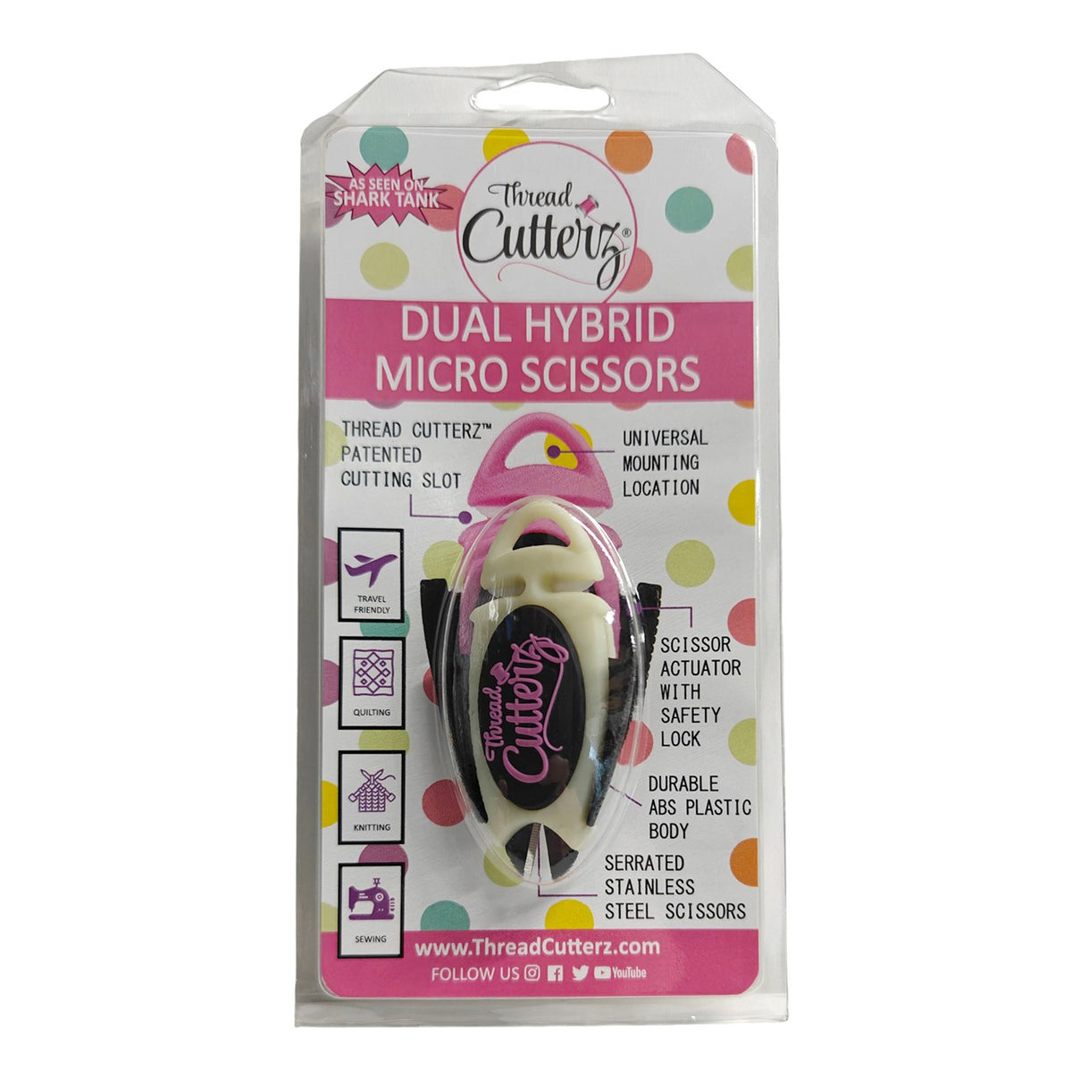 Thread Cutterz Dual Hybrid Micro Scissors Glow