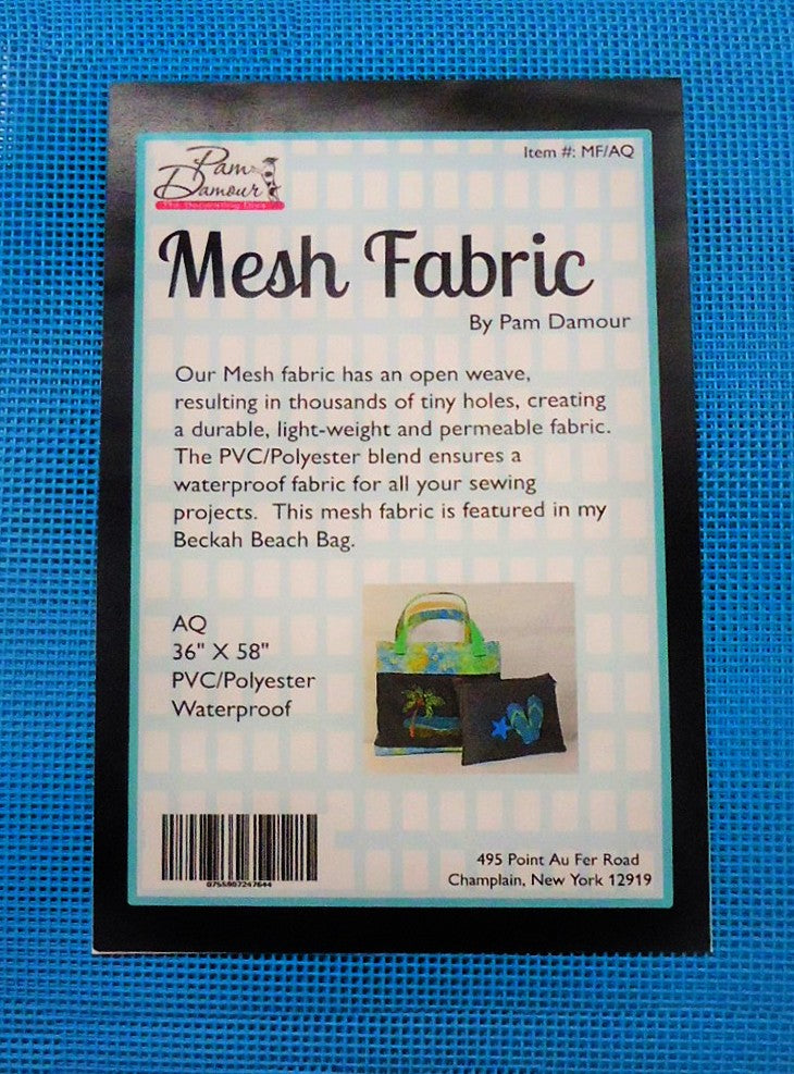 Aqua Mesh Fabric 36in x 58in